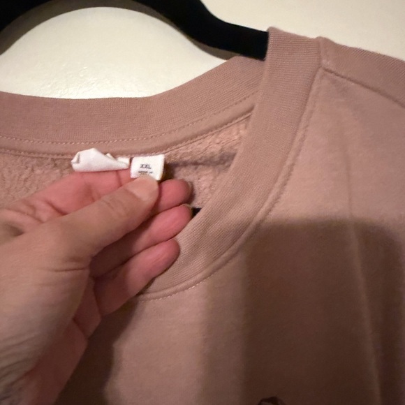 GAP Snoopy Western Graphic Sweatshirt in Soft Mauve XXL - Picture 4 of 5